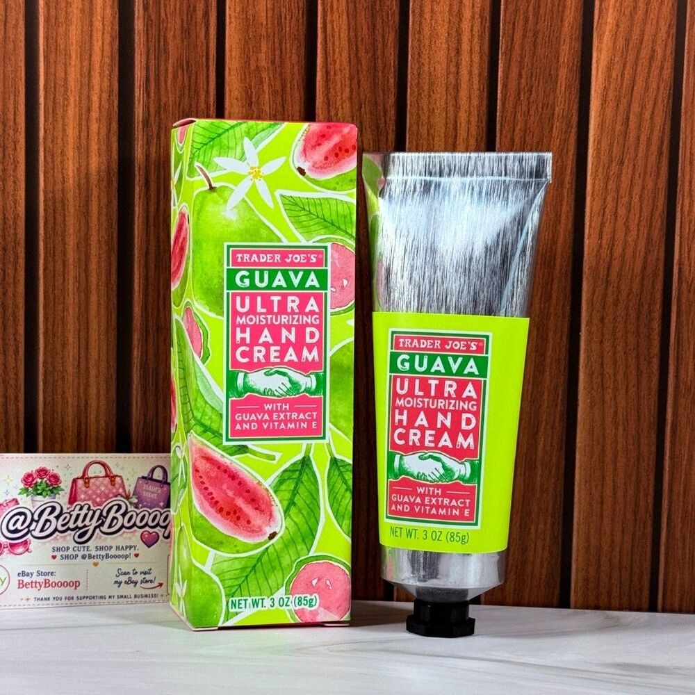 Trader Joe's GUAVA Ultra Moisturizing Hand Cream 3 oz NEW Limited Edition